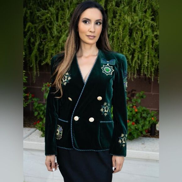 Escada Velour Women’s Blazer (EU 36/US 4) - Picture 1 of 12